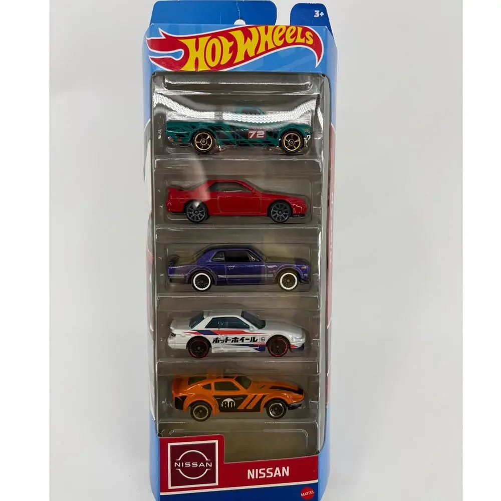 Hot Wheels Nissan 5-Pack 620,Fairlady,Silvia,Skyline GT-R,Skyline HT